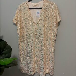 Sequin Shift Dress by By Together